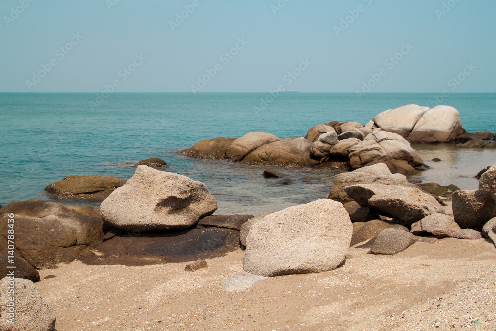 Calm north beach in Pattaya