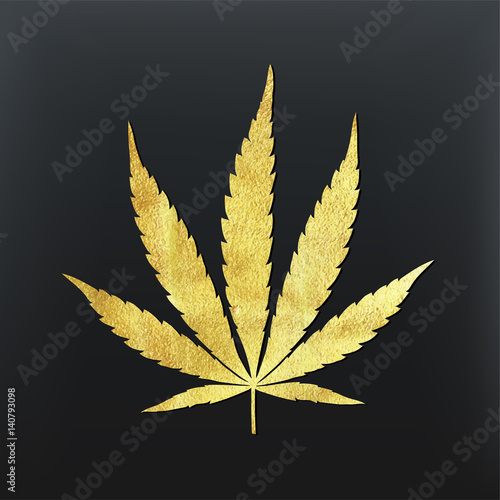 Vector cannabis leaf