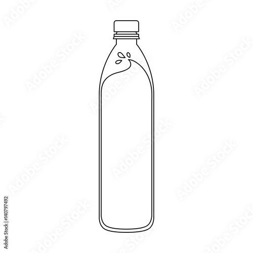 A bottle of water. Water to cool the bicyclist while riding.Cyclist outfit single icon in outline style vector symbol stock illustration.