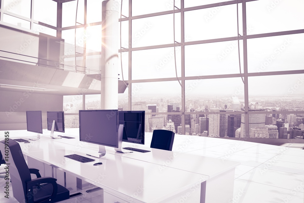 Composite image of office furniture Composite image of office furniture