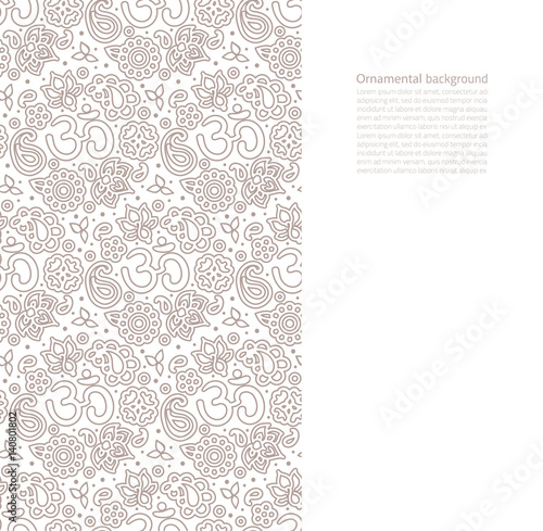 Vector ornate background