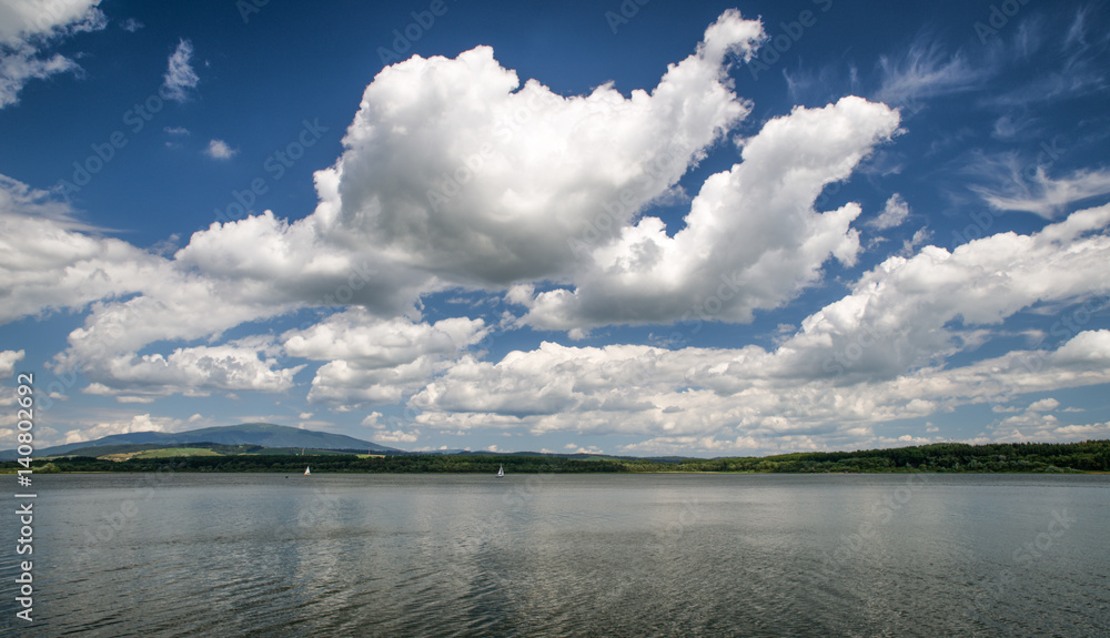 Lake Oravska priehrada, Slovakia