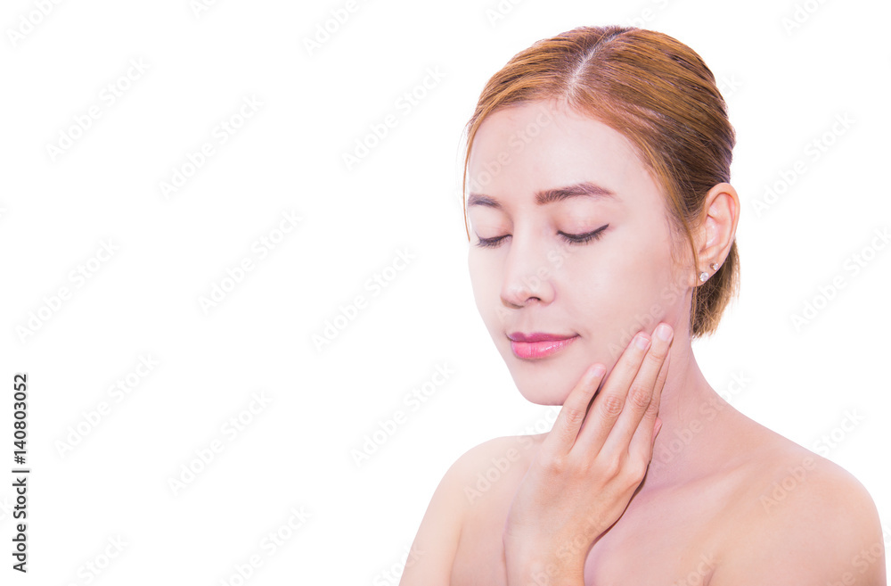 portrait asia women skincare close up isolated portrait asia women skincare close up isolated