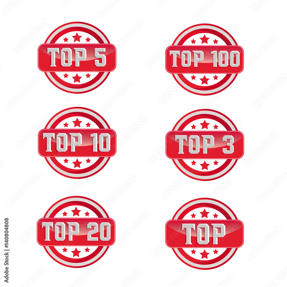 top Brand Logo round with stars top Brand Logo round with stars