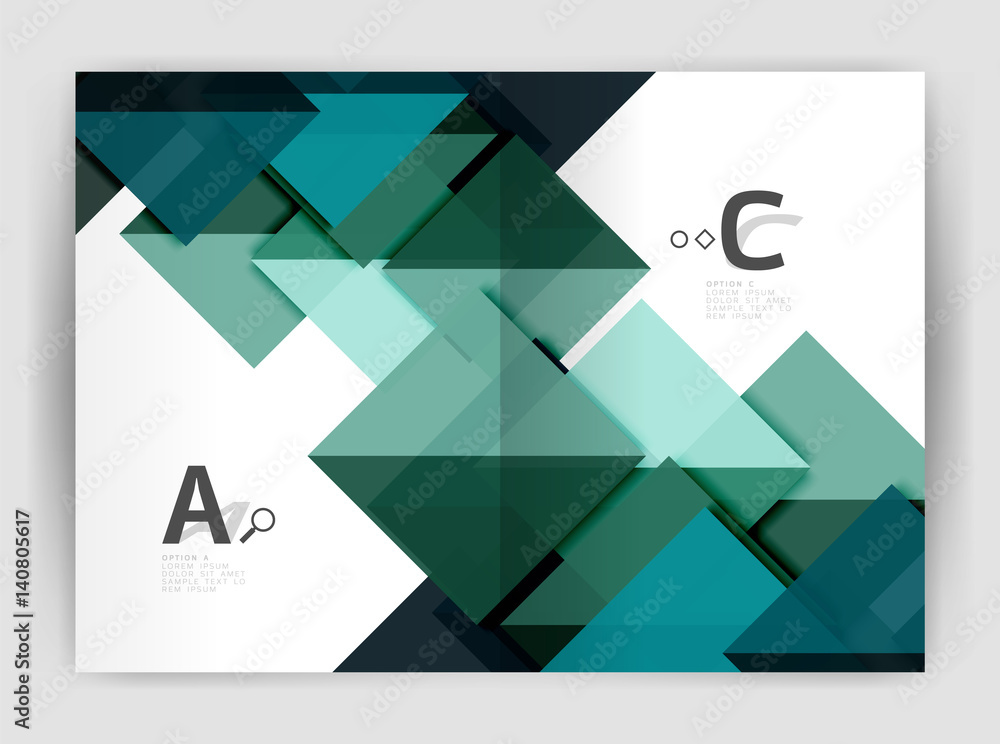 Vector modern geometric annual report cover Vector modern geometric annual report cover