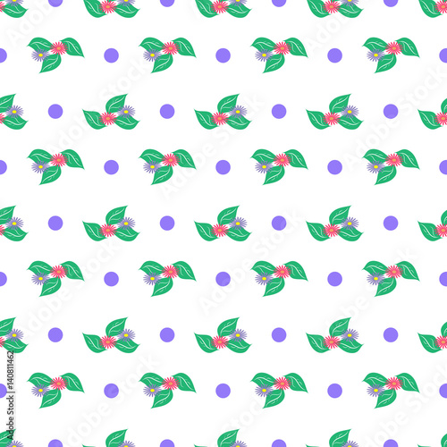 Flower seamless pattern