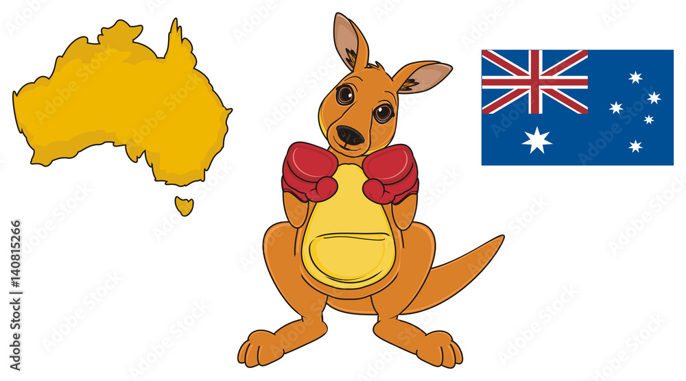 Animal, cartoon, zoo, Australia, continent, mascot, beige, jump, fight, jump, kangaroo, mushroom, toy, map, flag, boxing, gloves, stand Stock Illustration | Adobe Stock Animal, cartoon, zoo, Australia, continent, mascot, beige, jump, fight, jump, kangaroo, mushroom, toy, map, flag, boxing, gloves, stand Stock Illustration | Adobe Stock