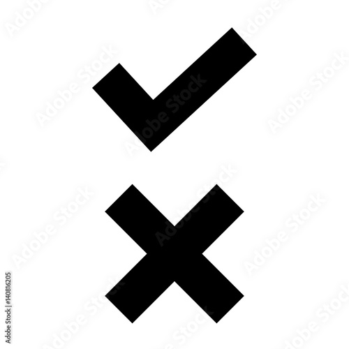 Right and wrong black and white