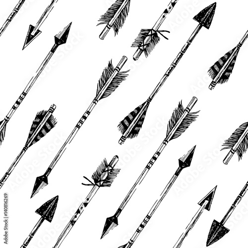 seamless pattern with arrows