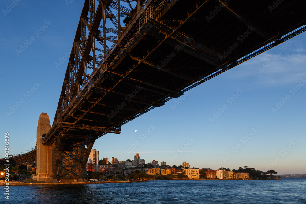 Sydney Harbour, Under the bridge,Harbour Bridge, Australia - New South Wales
