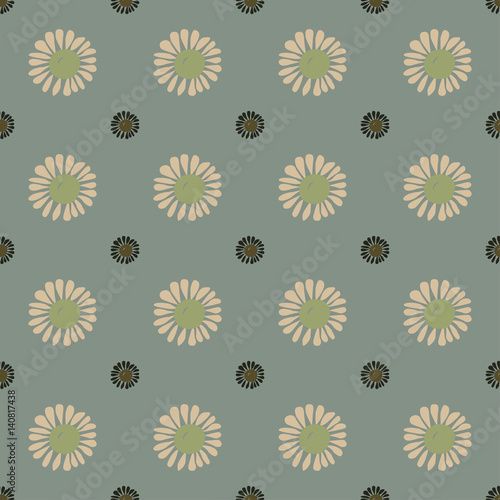 Seamless flower pattern.