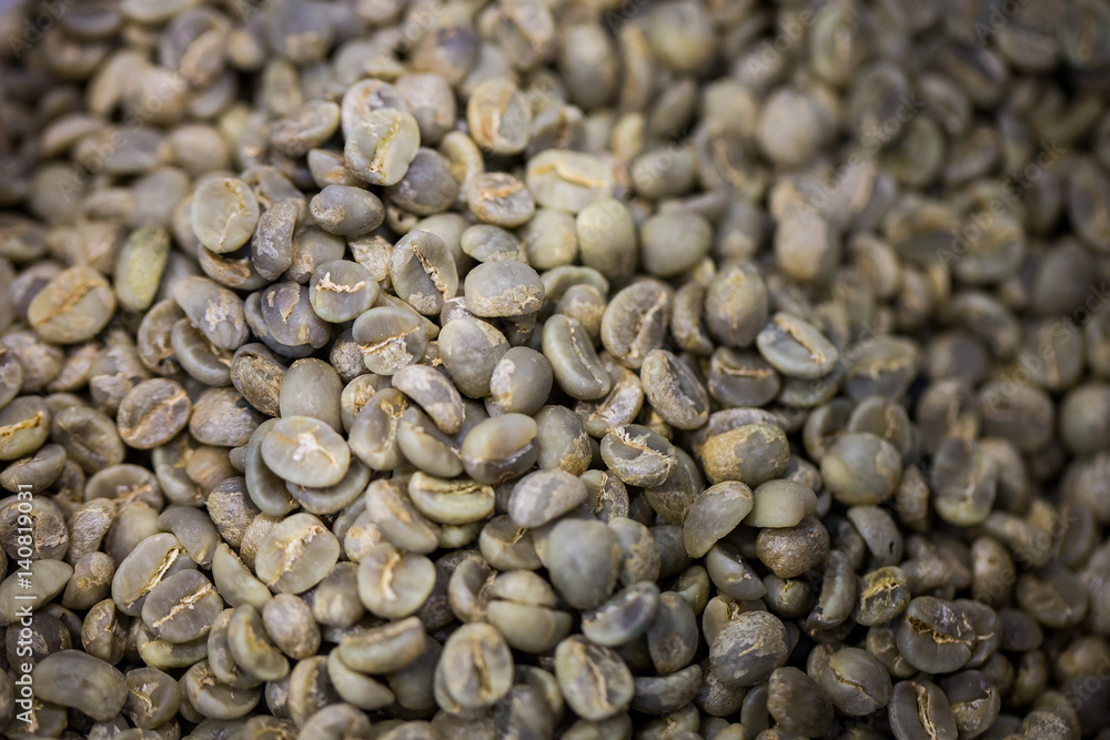 green coffee beans