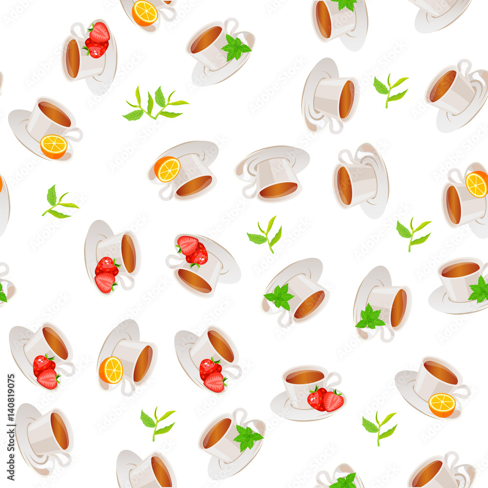 illustration of tea cup illustration of tea cup