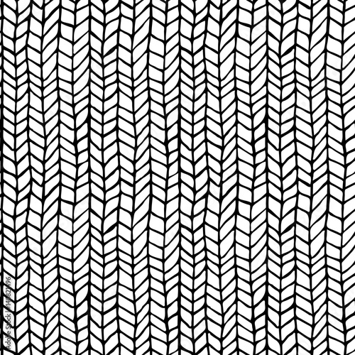 Hand drawn pattern texture repeating seamless monochrome, black and white