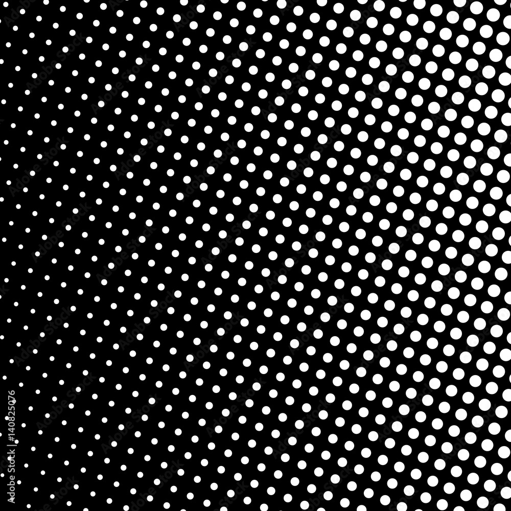 Retro Pop Art Background, White Dots on Black , Gradient Halftone Background, Vector Illustration Retro Pop Art Background, White Dots on Black , Gradient Halftone Background, Vector Illustration