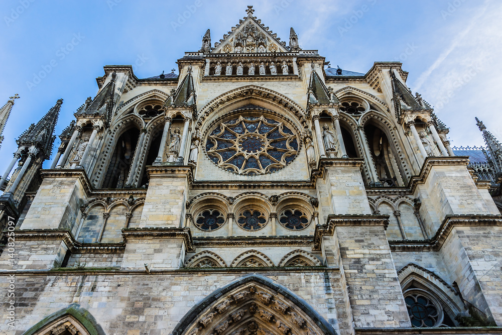 Notre-Dame de Reims cathedral (Our Lady of Reims, 1275). France.