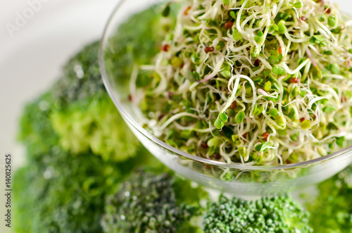 Food, healthy eating, Sprouts, broccoli sprouts.