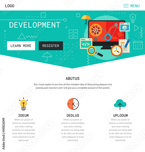 One Page Website Design