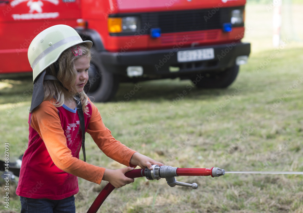 Fototapeta premium Jugendfeuerwehr