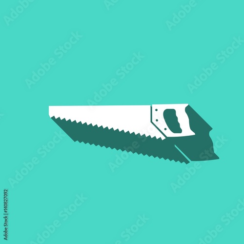 hacksaw icon stock vector illustration flat design