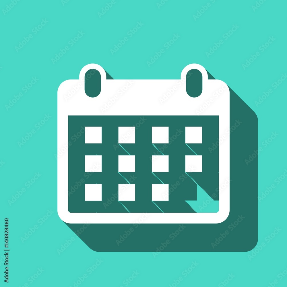 calendar icon stock vector illustration flat design calendar icon stock vector illustration flat design