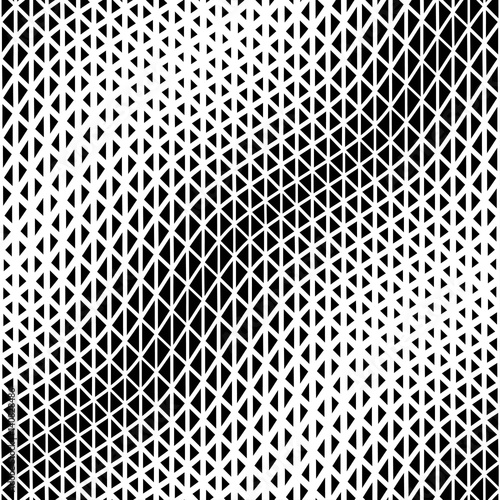 Vector seamless pattern. Modern stylish texture. Monochrome geometrical pattern of triangles.