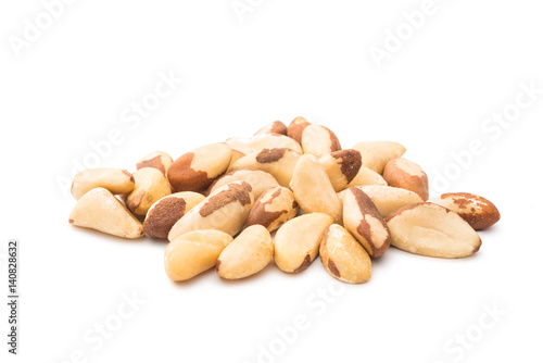 Brazil nuts isolated