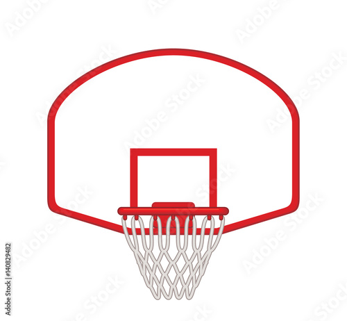 basketball hoop and backboard