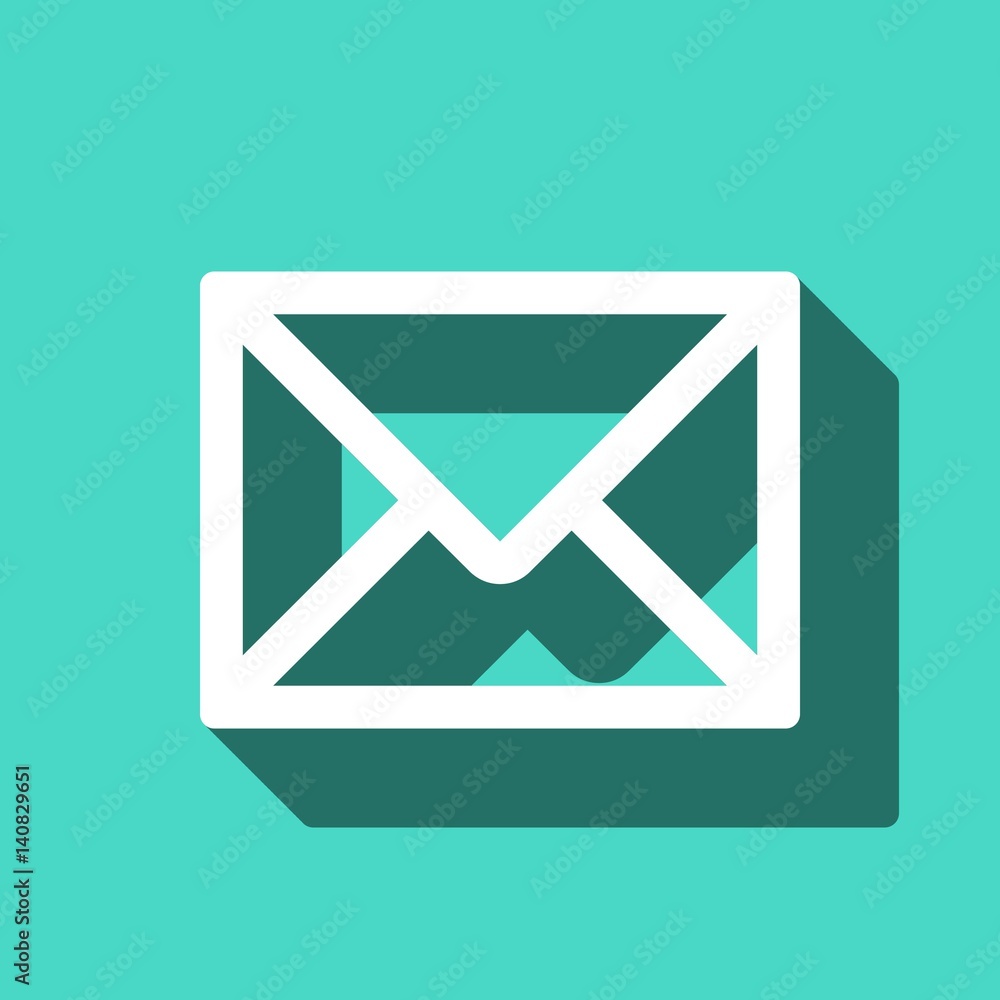 email icon stock vector illustration flat design email icon stock vector illustration flat design