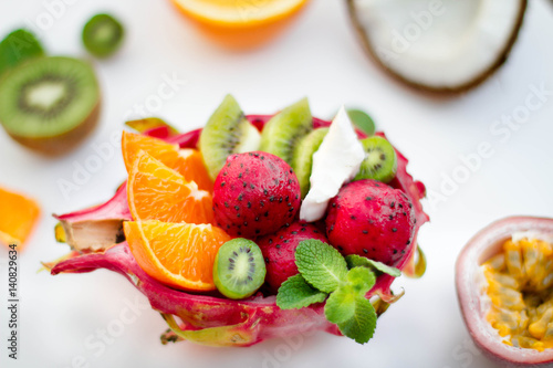 fresh exotic fruits