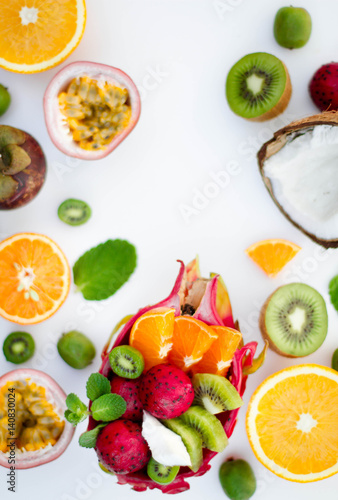 fresh exotic fruits