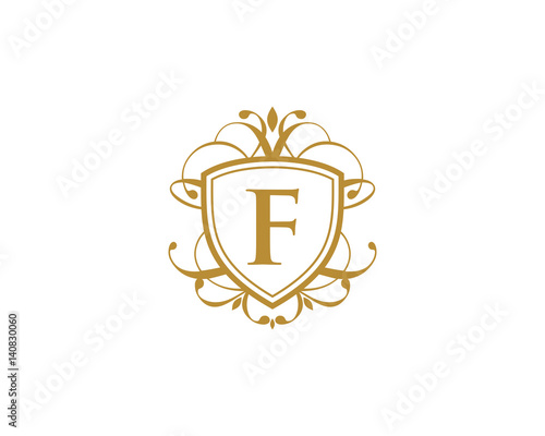 Template ornament frame F