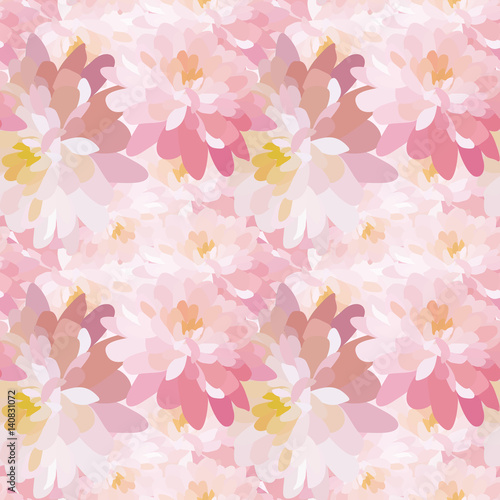 Floral Seamless Pattern Background Vector Illustration
