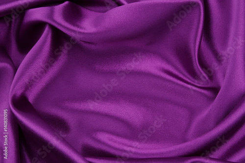 Purple silk fabric