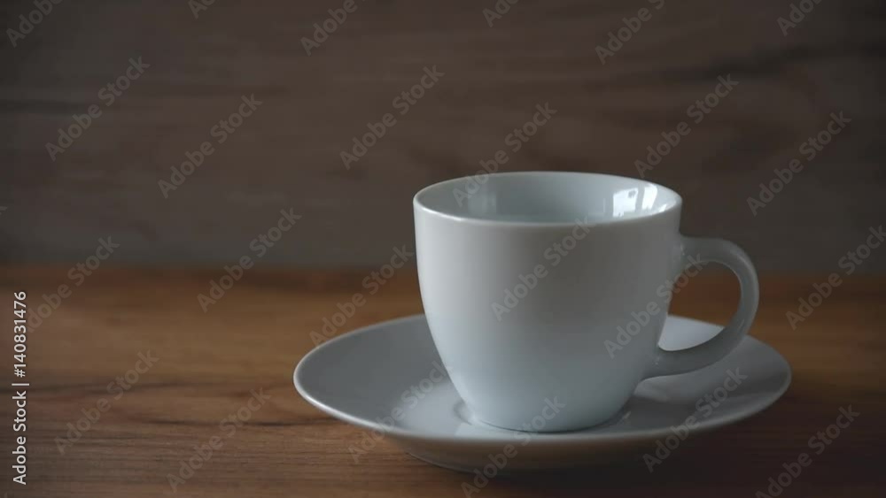 coffee cup filled by coffee beans coffee cup filled by coffee beans