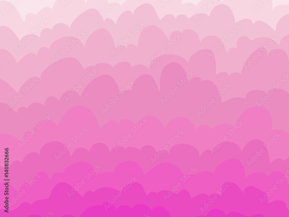 different shades of pink cloud pattern background