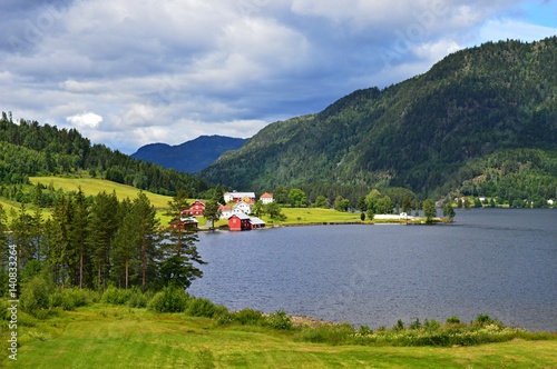Typical Landscape in Telemark in Norway photo