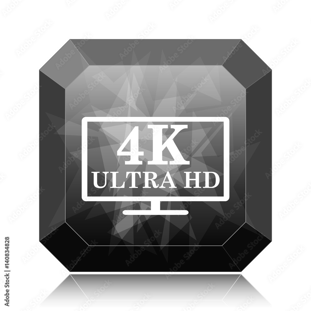 4K ultra HD icon Stock Illustration | Adobe Stock
