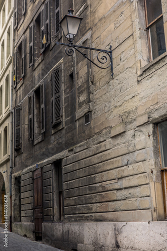 Medieval streets in the old town of Geneva - 7