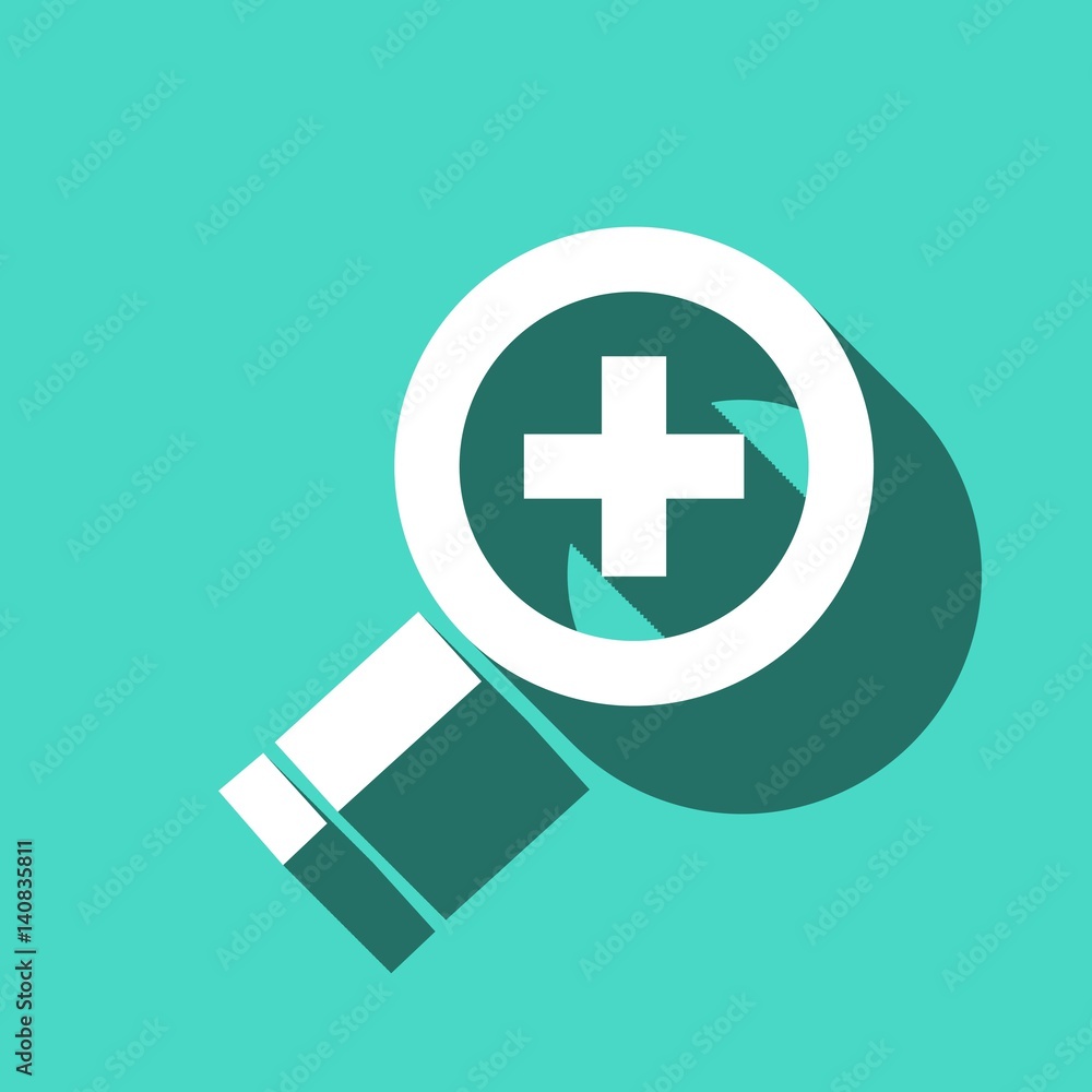 Obraz premium search icon stock vector illustration flat design