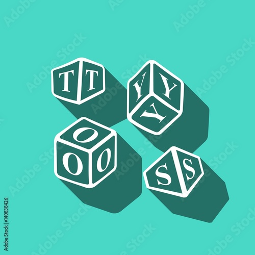 toys icon stock vector illustration flat design