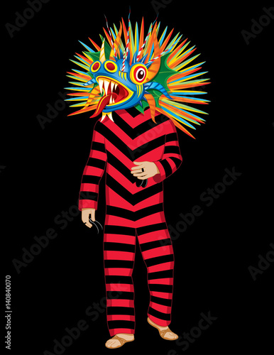 mask traditional costume