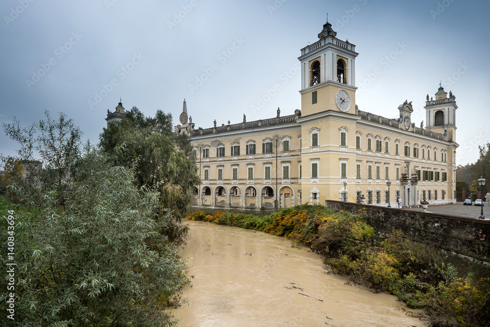 COLORNO, ITALY - NOVEMBER 06, 2016 - The Royal Palace of Colorno, Parma, Emilia Romagna, Italy
