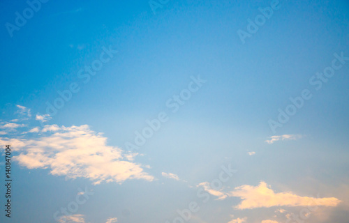 Clouds in the clear day