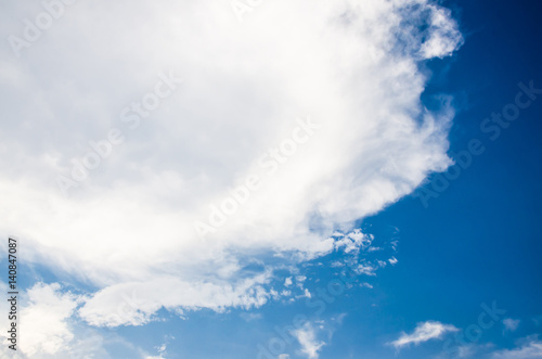 Clouds in the clear day