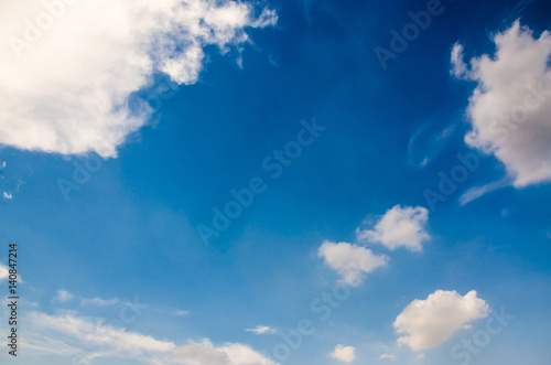 Clouds in the clear day