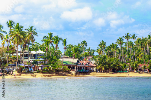 Super vacation. Tropical beach in Dominican Republic