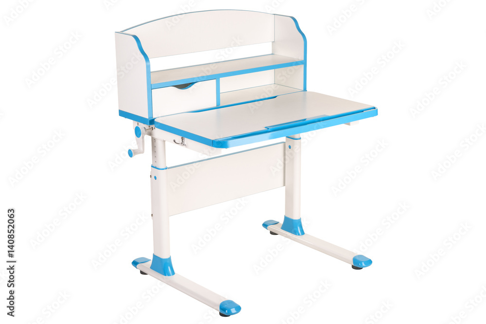 Blue school desk Blue school desk