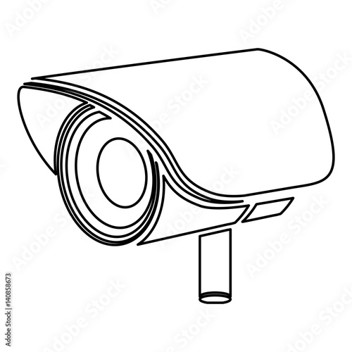 figure video camera exterior icon, vector illustration design
