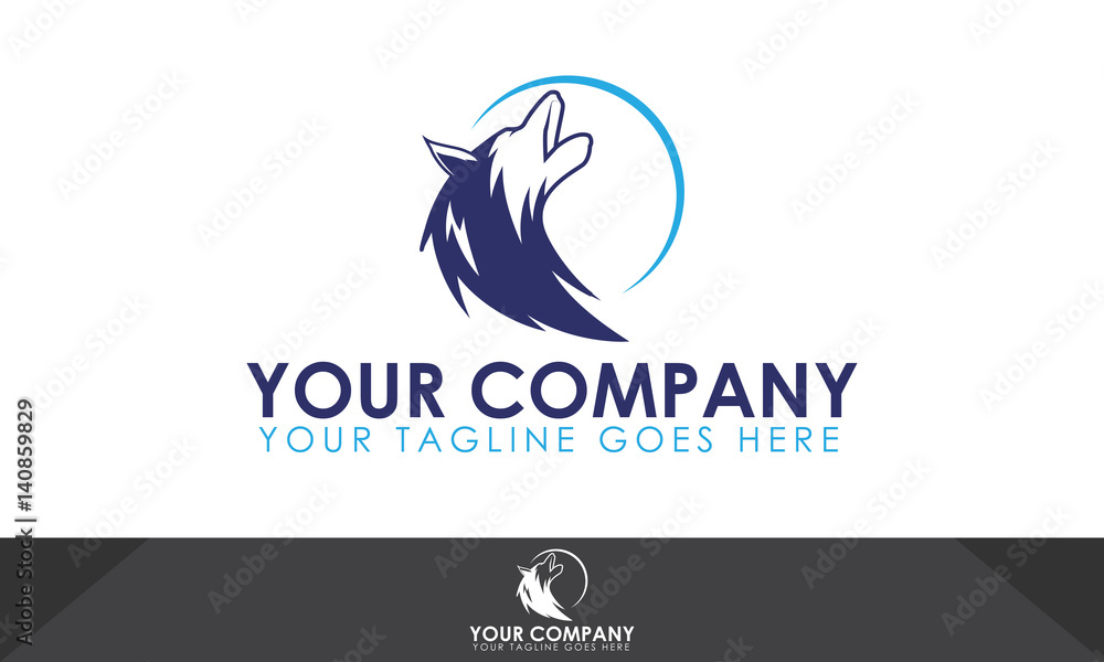 Wolf logo, wolf illustration, wolf vector template Wolf logo, wolf illustration, wolf vector template
